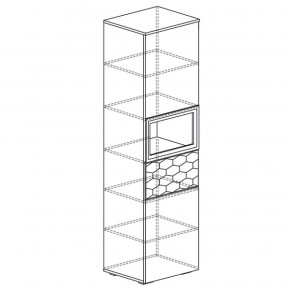 Шкаф многоцелевой Дели 61 (Яна) в Верхней Салде - verhnyaya-salda.mebel-e96.ru