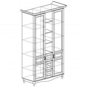 Шкаф многоцелевой Прованс 400 (Яна) в Верхней Салде - verhnyaya-salda.mebel-e96.ru