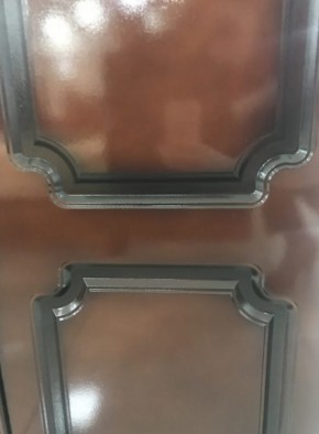 Шкаф 1600 мм ШК-4 с 2 зерк. ЛАК Орех Тёмный (БМ) в Верхней Салде - verhnyaya-salda.mebel-e96.ru