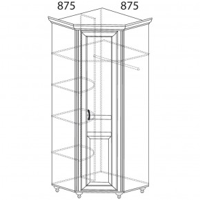 Шкаф угловой Ралли 862 (Яна) в Верхней Салде - verhnyaya-salda.mebel-e96.ru