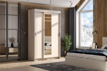 Шкаф-купе ШКП-7 1300 мм ясень анкор (СВ) в Верхней Салде - verhnyaya-salda.mebel-e96.ru