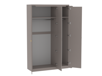 Шкаф 1400 мм 3-дверный Сиде (СБК) в Верхней Салде - verhnyaya-salda.mebel-e96.ru