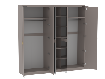Шкаф 2300 мм 5 дверный Сиде (СБК) в Верхней Салде - verhnyaya-salda.mebel-e96.ru
