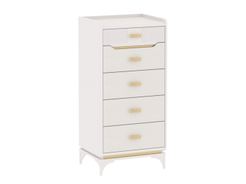 Комод высокий Сиде Белый (СБК) в Верхней Салде - verhnyaya-salda.mebel-e96.ru