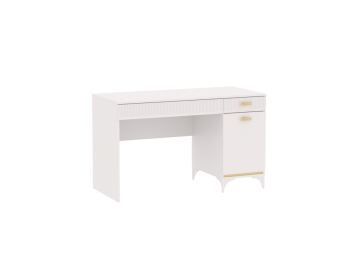 Стол письменный Сиде Белый (СБК) в Верхней Салде - verhnyaya-salda.mebel-e96.ru