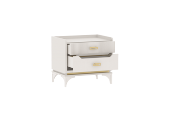 Тумба прикроватная Сиде Белый (СБК) в Верхней Салде - verhnyaya-salda.mebel-e96.ru