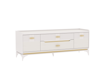 Тумба ТВ Сиде, Белый (СБК) в Верхней Салде - verhnyaya-salda.mebel-e96.ru