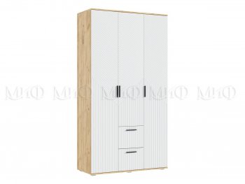 Шкаф 1200 мм Сильвия, крафт/белый (Миф) в Верхней Салде - verhnyaya-salda.mebel-e96.ru