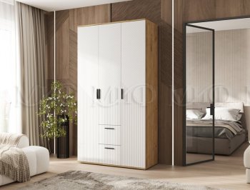Шкаф 1200 мм Сильвия, крафт/белый (Миф) в Верхней Салде - verhnyaya-salda.mebel-e96.ru