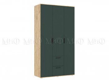 Шкаф 1200 мм Сильвия, крафт/грин (Миф) в Верхней Салде - verhnyaya-salda.mebel-e96.ru