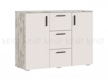 Комод Сильвия, дуб юкон/кашемир (Миф) в Верхней Салде - verhnyaya-salda.mebel-e96.ru