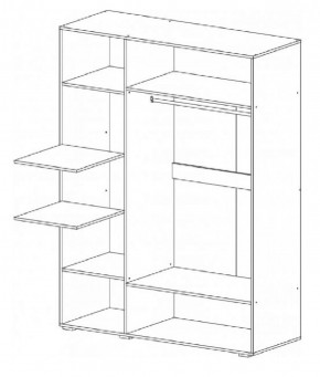 Спальный гарнитур Ненси модульный (Гор) в Верхней Салде - verhnyaya-salda.mebel-e96.ru