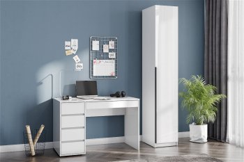 Стол компьютерный №13+пенал ШК-5 (СВ) в Верхней Салде - verhnyaya-salda.mebel-e96.ru