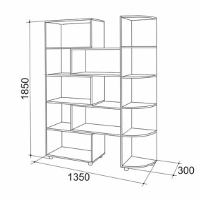 Стеллаж 2 (Мебельсон) в Верхней Салде - verhnyaya-salda.mebel-e96.ru