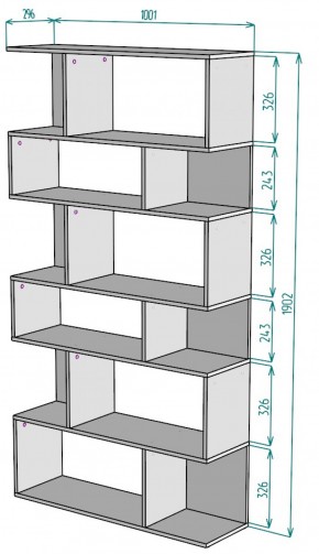 Стеллаж S10 (ДМ) в Верхней Салде - verhnyaya-salda.mebel-e96.ru