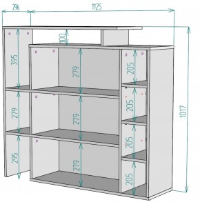 Стеллаж S36 (Белый) в Верхней Салде - verhnyaya-salda.mebel-e96.ru