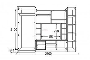 Стенка Александра 10 в Верхней Салде - verhnyaya-salda.mebel-e96.ru