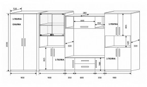 Стенка Вега 4 в Верхней Салде - verhnyaya-salda.mebel-e96.ru