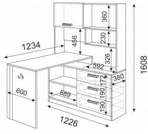 Стол компьютерный Волкер М7 (Риннер) в Верхней Салде - verhnyaya-salda.mebel-e96.ru