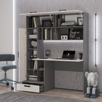 Стол компьютерный Техно графит/крафт  (БТС) в Верхней Салде - verhnyaya-salda.mebel-e96.ru