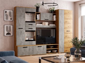 Стенка Трамп со шкафом (БТС) в Верхней Салде - verhnyaya-salda.mebel-e96.ru