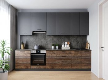 Кухонный гарнитур высокий Трансильвания 3000 мм (Санвут) в Верхней Салде - verhnyaya-salda.mebel-e96.ru