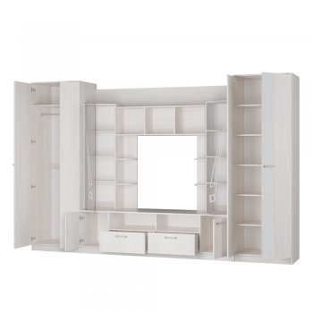 Стенка Венеция ясень белый (БТС) в Верхней Салде - verhnyaya-salda.mebel-e96.ru