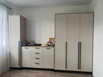 Шкаф 1360 3С2Я с ящиками Ева Сатин (Памир) в Верхней Салде - verhnyaya-salda.mebel-e96.ru