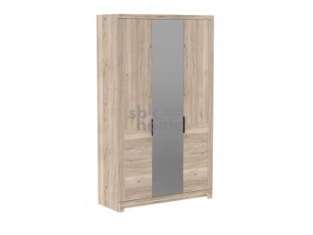 Шкаф 1400 мм Юта 3-х дверный с зеркалом (СБК) в Верхней Салде - verhnyaya-salda.mebel-e96.ru